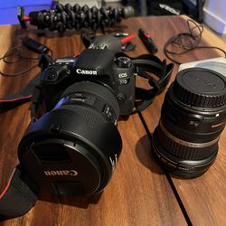 Canon EOS 77D with Two Lens And Kit