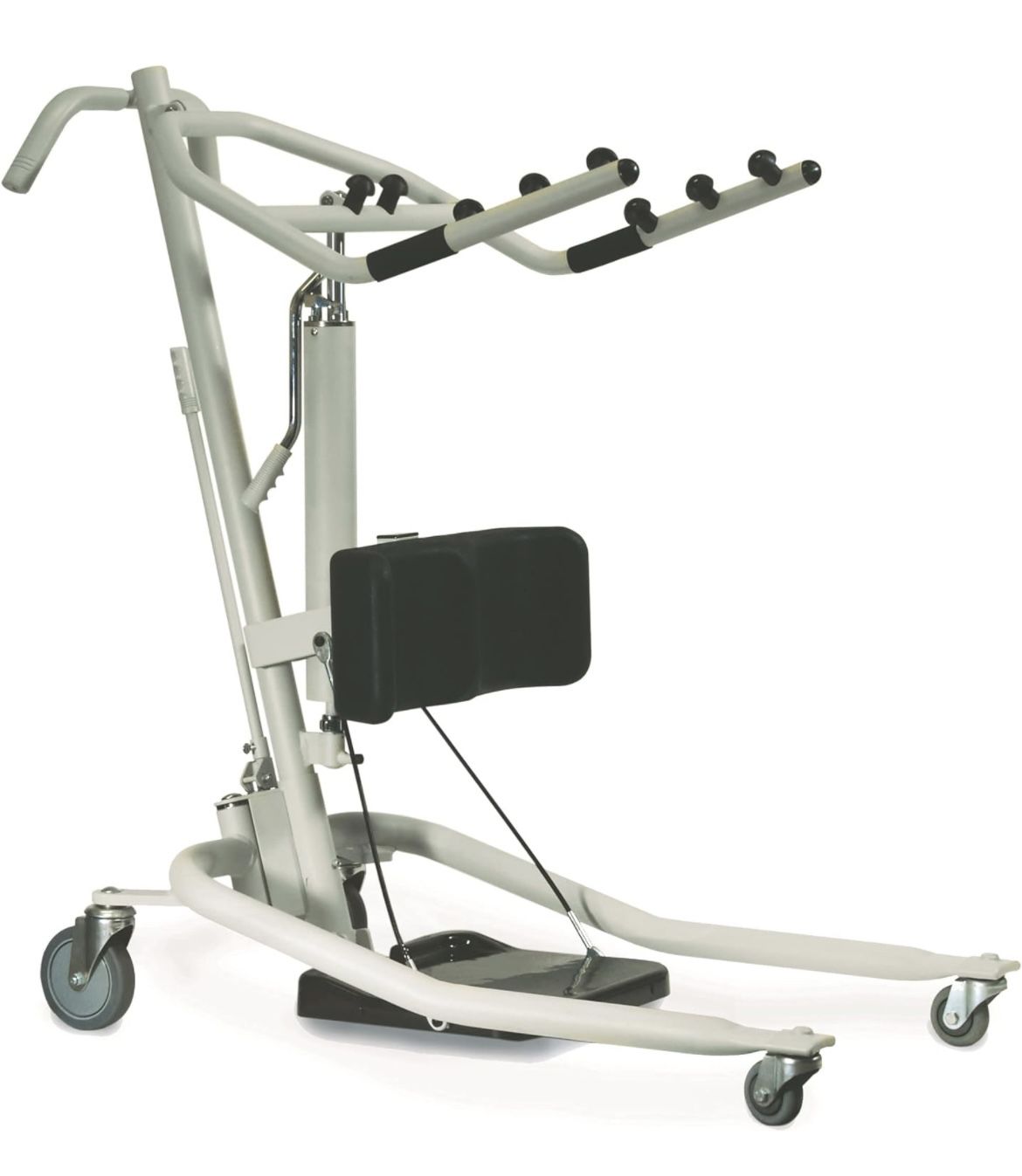 28-90 Invacare GHS350 Get-U-Up Hydraulic Sit to Stand Patient Lift, 350 lb. Weight Capacity