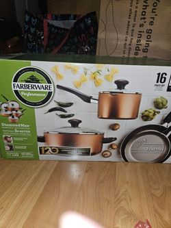 Farberware 16 piece cookware set
