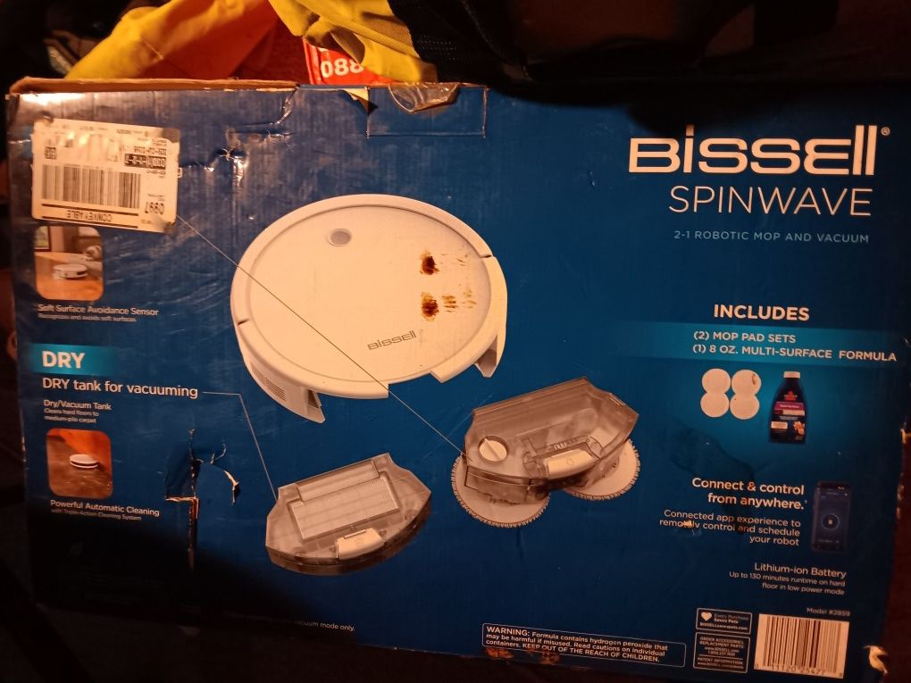 **BISSELL SPINWAVE ROBOT VACUUM AND MOP!!!*** STEAL **!!! 