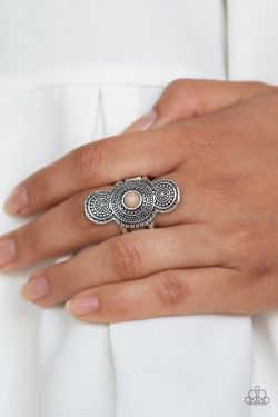Desert Mandalas Brown Ring