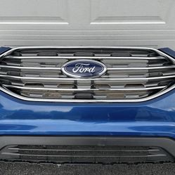 FORD EDGE BLUE FRONT BUMPER ORIGINAL 2019 2020 2021 2022 2023 2024 2025