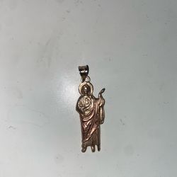 10k San judas pendant