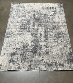6.6ft X 9ft Grey Area Rug