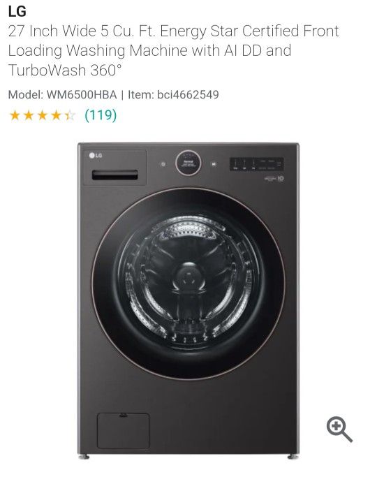 LG Washer And Dryer In One