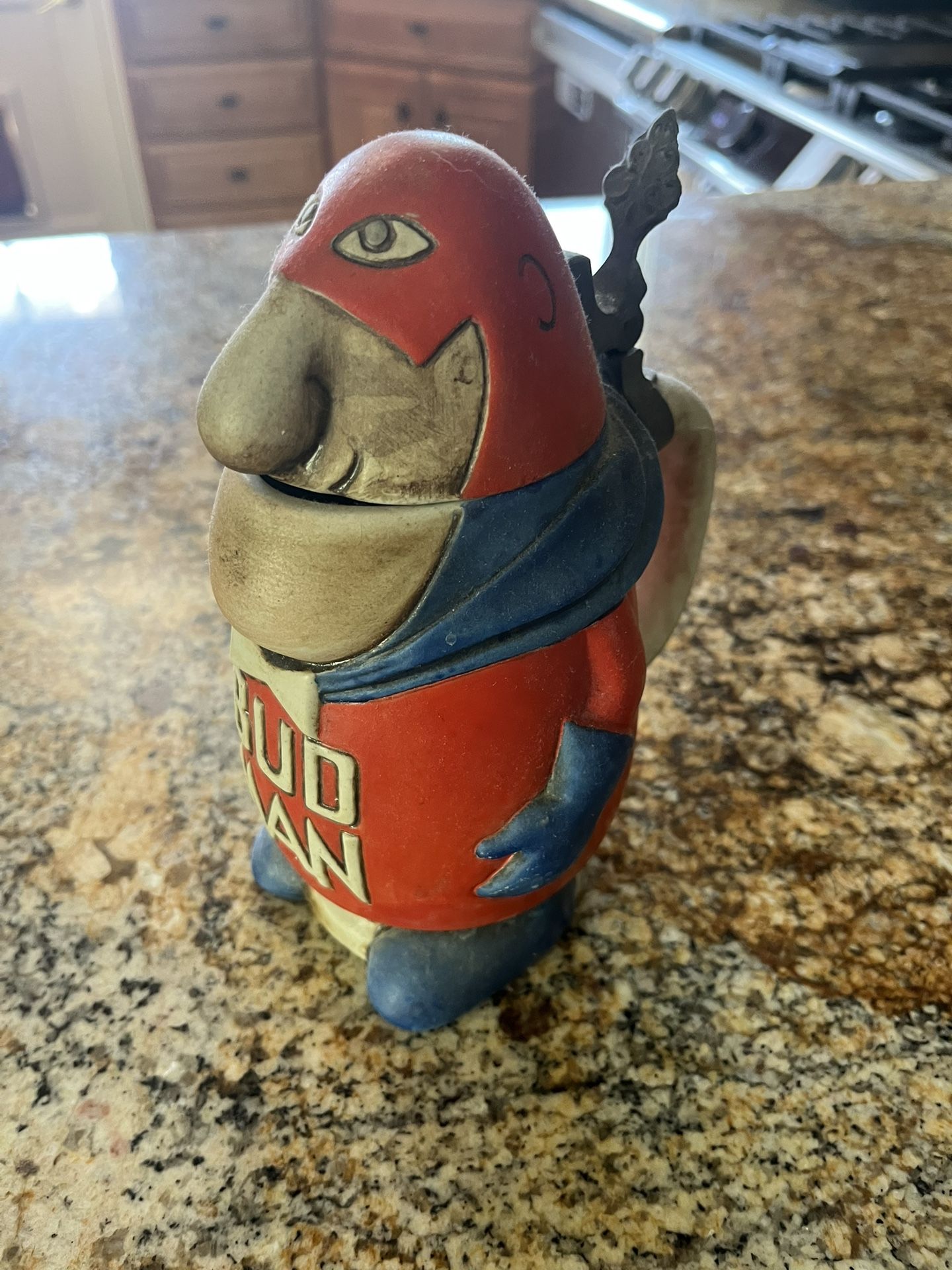Collectible Budweiser Bud Man Vintage Beer Stein 