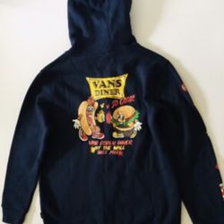 VANS Off The Wall Diner Hoodie NWT  size large  used great condition 