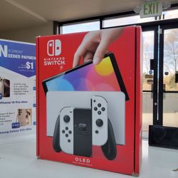 Nintendo Switch OLED | $5 Down | Rest Later - 90 Days Warranty Included 