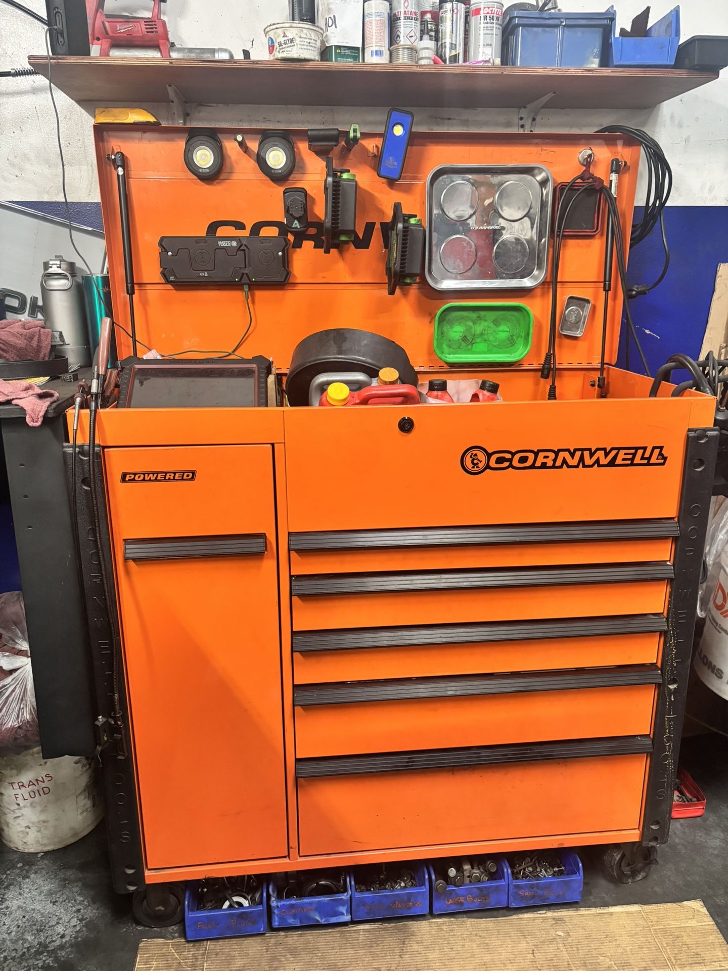 Cornwell 49" 6-Drawer XL Power Cart - Tool Cart