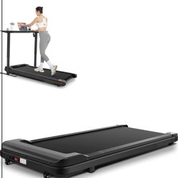Brand New In The Box- ANCHEER Under Desk Treadmill, 300LBS Capacity Compact Treadmills for Home/Office, 2.5HP Portable Walking Pad Treadmill with Remo