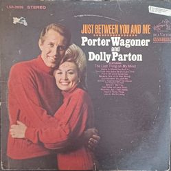 Porter Wagoner & Dolly Parton "Just Between You And Me" 1968 RCA 1st Press~VG 