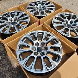 22" gmc denali factory wheels 