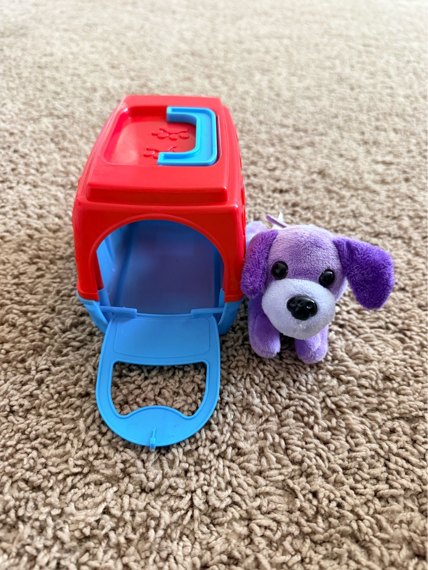 Mini puppy & crate
