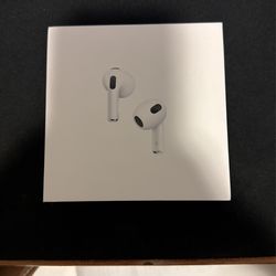 Airpods 3rd gen (open box never used)