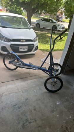 Street Strider Elliptical Bicycle.