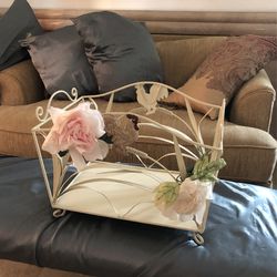 Contemporary Wrought Iron Book Holder (etc)