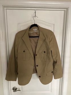 Maralyn & Me khaki tan moto jacket sz xl