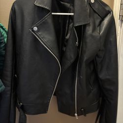 Small Leather Biker Jacket