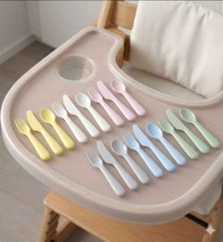 IKEA TODDLER UTENSILS PASTEL COLORS