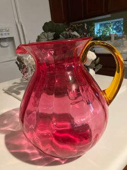 Beautiful Rose Color Pitcher
