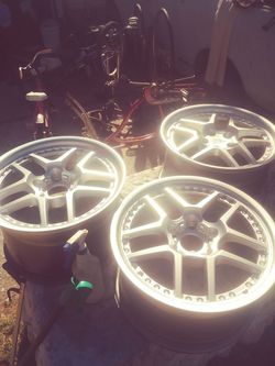 Staggerd z06 wheels.