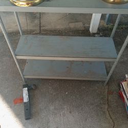 Metal Shelves Unit And Small Drawer Orginising Unit