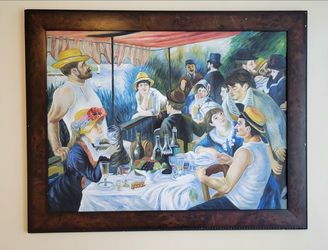 Pierre-Auguste Renoir Luncheon of the Boating Party Oil Reproduction 47x37