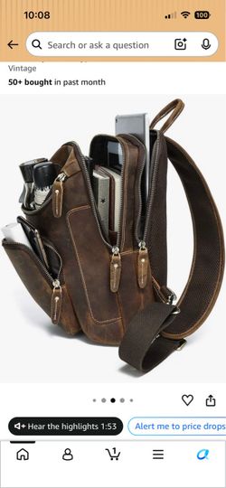 Man purse.
