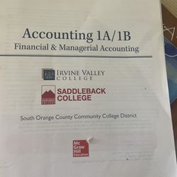 Accounting 1A & 1B