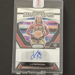 WWE Auto Liv Morgan 