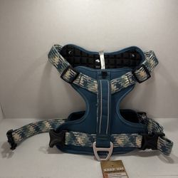 Dog Harness Blue/Green Quick-Dry by Arcadia Trail XXL Reflective Padded