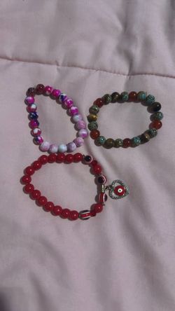 Bracelets , earrings , rings