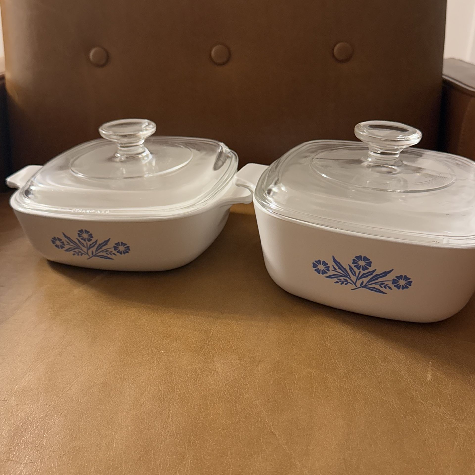 Vintage Blue Cornflower Corning Ware Set