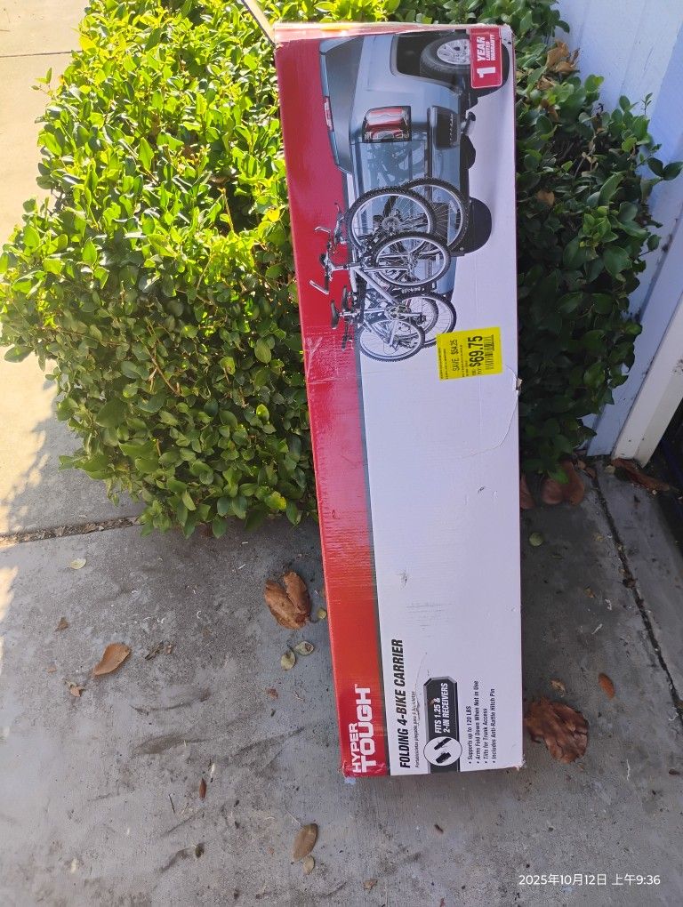 Hypertough Folding 4 Bike Carrier