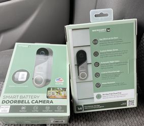 Merkury Smart Doorbell Cameras(Set Of 2)