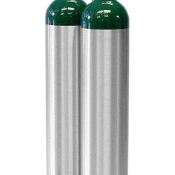 2  Cylinder D/E Oxygen Cylinder Adjustable Cart


