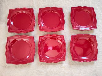 Princess house desert plates. Fontana pickup.