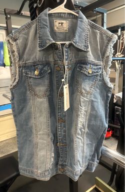 Men’s Sleeveless Denim Vest