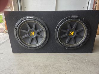 Boom box with 12 in.  Kicker subwoofers.