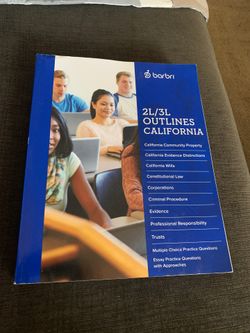 BARBRI 2L and 3L California outlines -$100