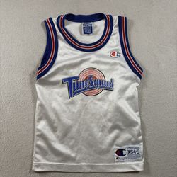 Space Jam Tune Squad Champion Vintage Jersey Toddler XS 4-5 White TAZ! #3525