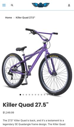 SE Killer Quad brand new 2026