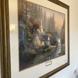 Thomas Kinkade “The Forest Chapel” Charles’s Of Nature 2