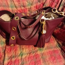 New leather large MK purse