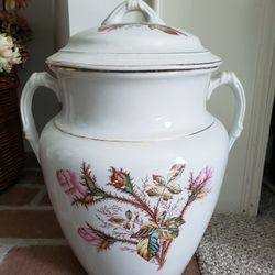 Large Antique Ironstone Urn