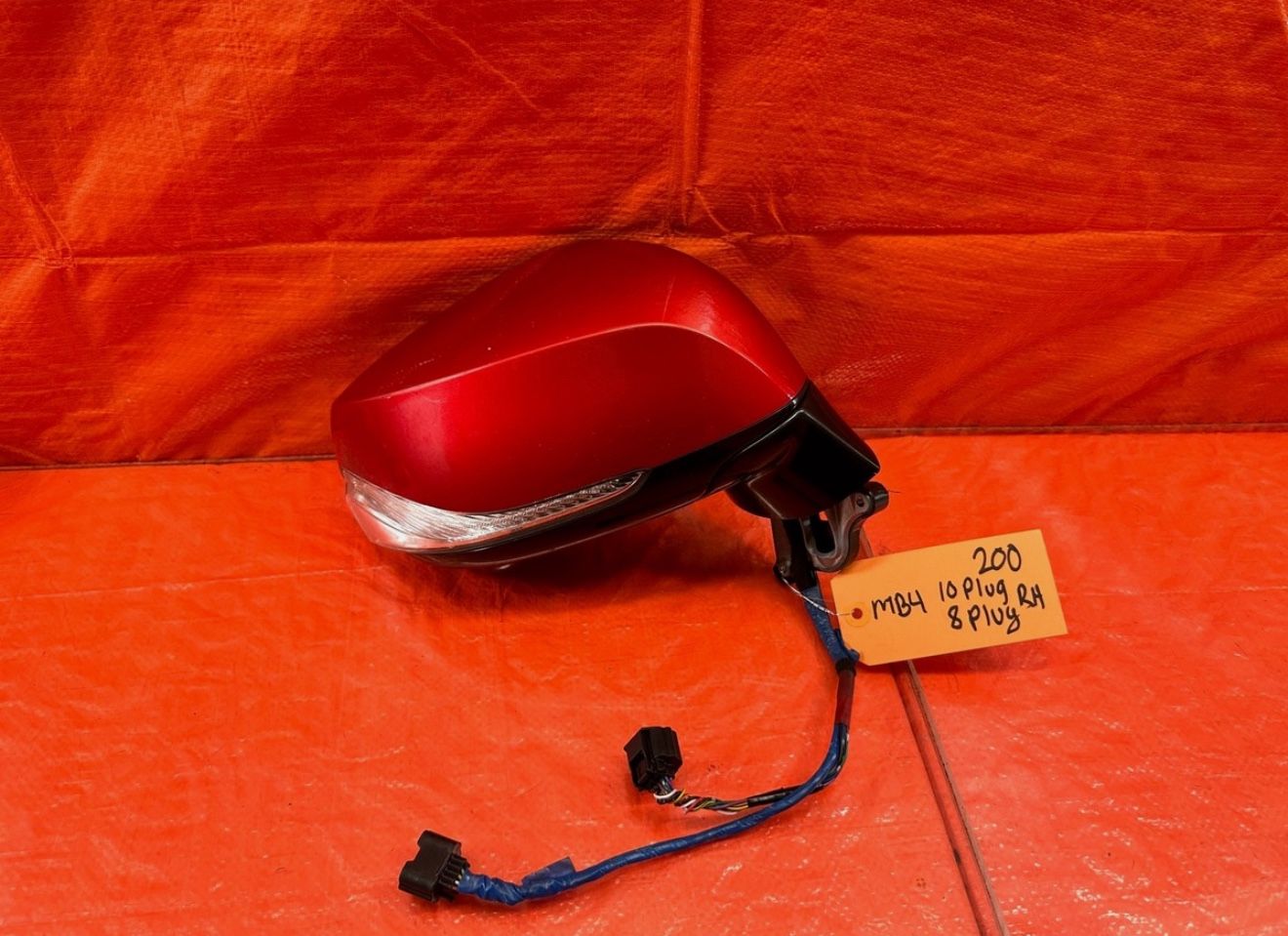 17-18 INFINITI Q60 - PASSENGER RIGHT SIDE VIEW MIRROR W/ CAMERA OEM FACTORY #200