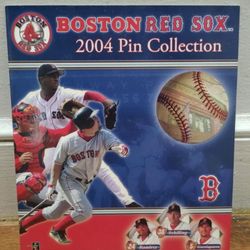 Boston Red Sox Boston Globe 2004 Pin Collection New. 