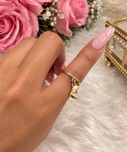 James Avery 14kt ring boot charm