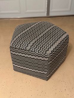 Missoni Home for Target Black Zig Zag Ottoman