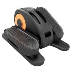 Electric Elliptical Machine, under Desk Elliptical Adult Foot Stepper Machine Mini Ellipse Leg Exerciser for Workout Fitness